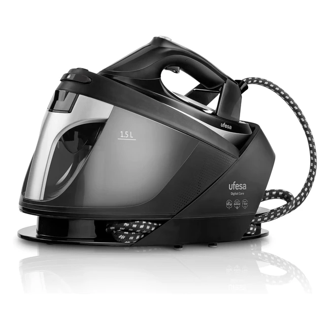 Centrale vapeur UFESA Digital Care 2600W 7 bars - Mode éco et max - Semelle céramique - Cartouche anticalcaire