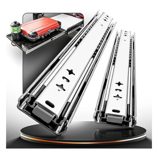 Heavy Duty Drawer Runners 300mm - 120kg Capacity - Full Extension - 1 Pair