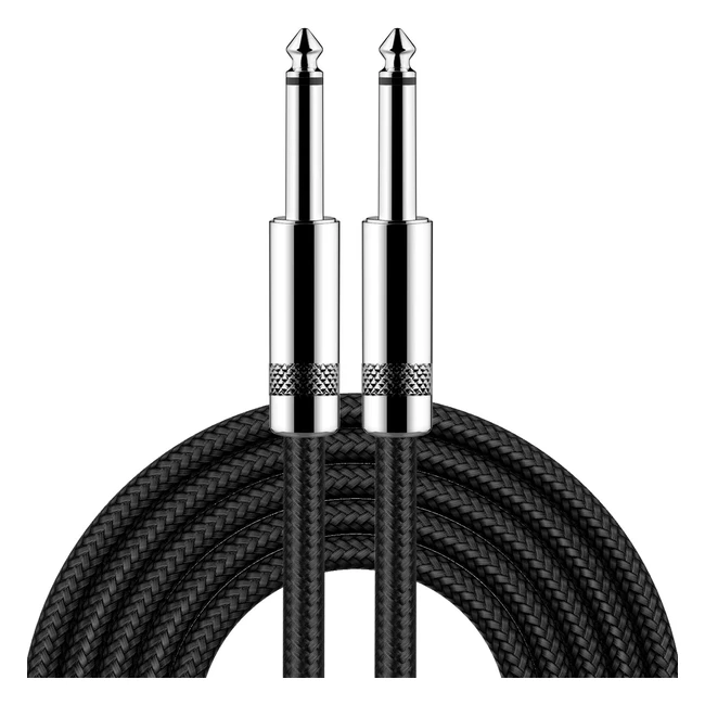 New Bee Guitar Cable 6m20ft  Low Noise High Fidelity  Pro Audio Straight Angle