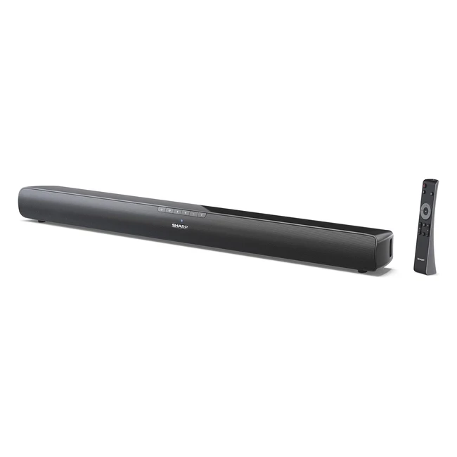 Sharp HTSB100K 20 Soundbar with Bluetooth 5.1 - Wireless Streaming Sound Bar for TV