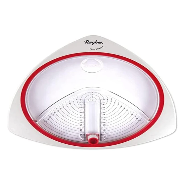 Cutter Circulaire Plastique Rayher 89770000 - 3 Lames de Rechange - Blanc/Rouge - 30 x 285 x 4 cm