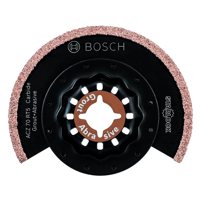 Lama Segmentata Bosch Professional ACZ 70 RT5 - Rimuovi Fuga Piastrelle - Utensile Multifunzione