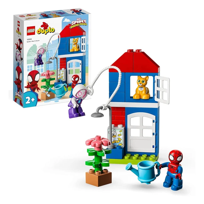 Lego 10995 Duplo Marvel Casa de Spiderman | ¡Juguete de construcción para niños y niñas de 2+ años!