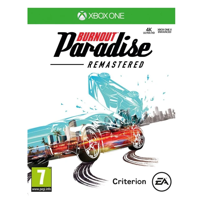 Burnout Paradise Remastered - Jeu Xbox One - Course effrénée et destruction totale