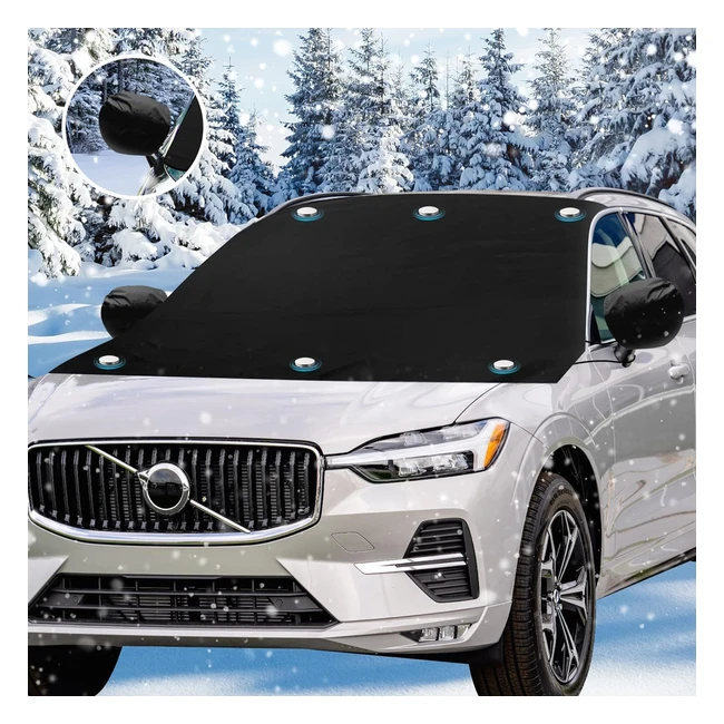 Copertura per Parabrezza Auto Omitium - Protezione Contro Neve, Ghiaccio e Polvere - 210x122cm