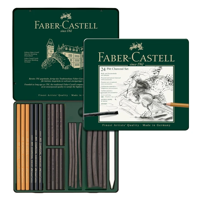 Faber-Castell 112978 Pennarello 24 - Penna per artisti in legno sostenibile