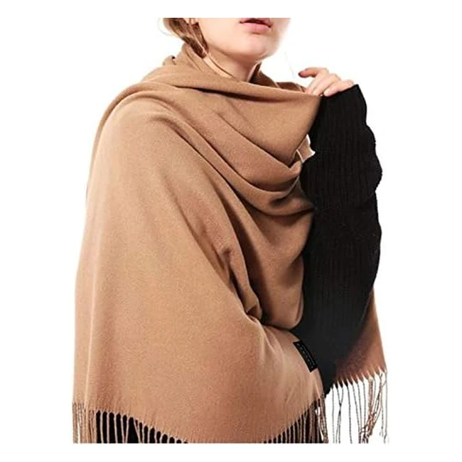 Livloko Large Soft Pashmina Scarf for Women - Premium Quality, Thick & Lightweight - 200x70cm - Perfect Gift