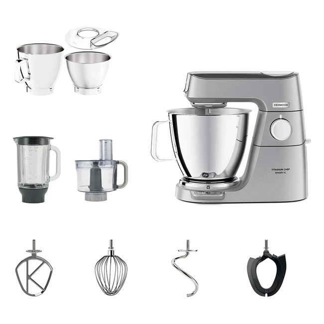 Kenwood Titanium Chef Baker XL Planetaria - KVL85424SI - 1200W Argento