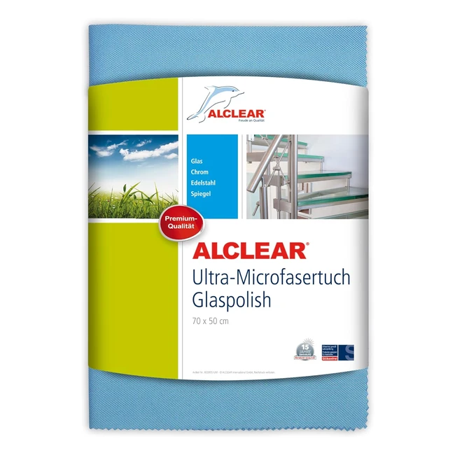 Paño de Microfibra para Cristales Aclear International - No Deja Marcas - 70x50 cm