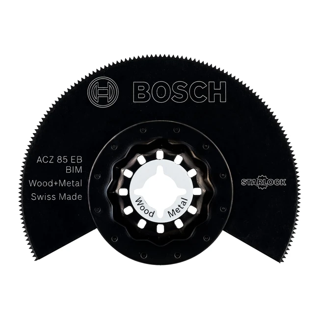 Lame segment ACZ 85 EB Bosch Professional pour bois et métal - Accessoire outil multifonction