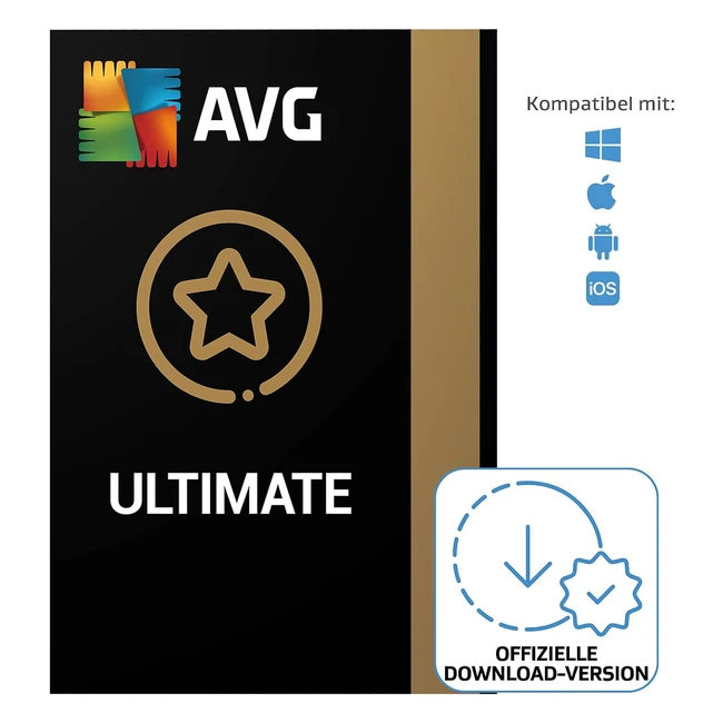 AVG Ultimate 20212022 - Virenschutzpaket mit AVG Secure VPN und AVG TuneUp zur B