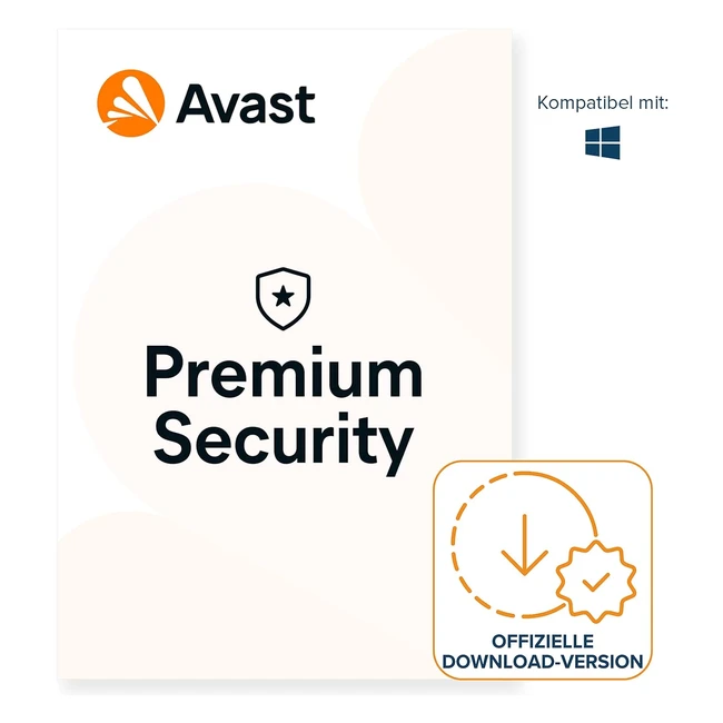 Avast Premium Security - Antivirus Schutz fr Windows - 1 Gert - 1 Jahr - Akt