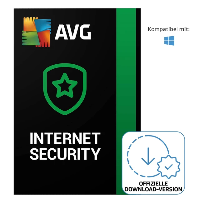 AVG Internet Security - Antivirenschutz für Windows - 1 Gert - 1 Jahr