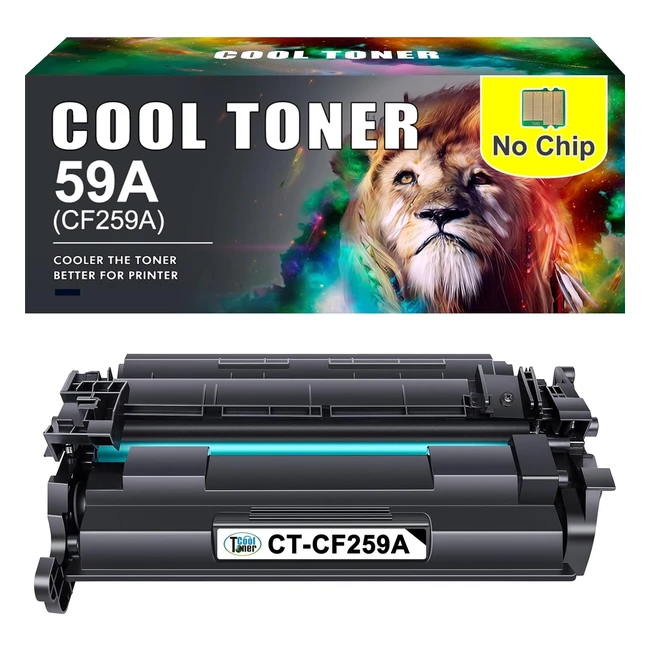 Cool Toner No Chip Compatible Replacement for HP 59A CF259A 59X CF259X Toner Cartridge - LaserJet Pro MFP - Black 1Pack