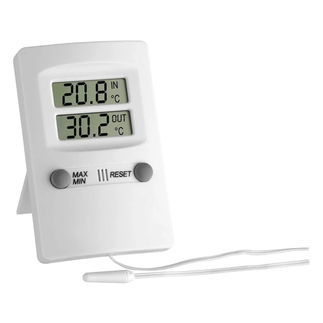 Thermomètre TFA Dostmann 301009 Blanc - Mesure précise des températures