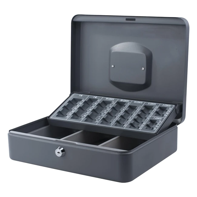 Caissette Monnaie Acier avec Trieur - Pavo - Réf: 30x238x9cm - Qualité et Performance