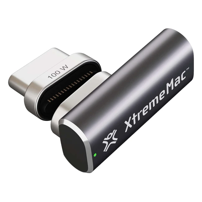 Adaptador magnético tipo C premium XtremeMac para carga y transferencia de datos - MacBook, iPad y dispositivos USB-C