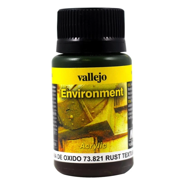 Vallejo Game Effects Vernice Effetto di Ruggine 40 ml Nero Rust Texture