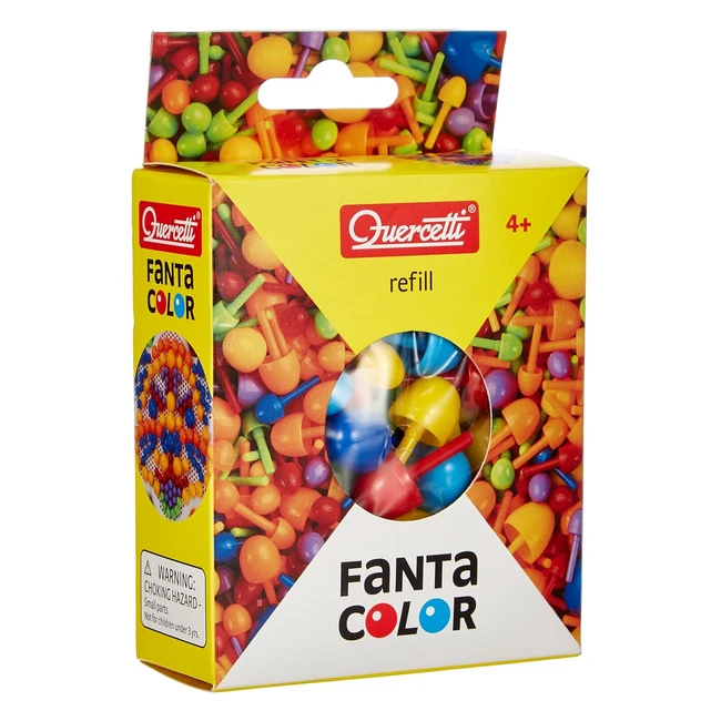 Caja Pinchos Redondos Quercetti 142pz - ¡Crea Mosaicos para Niños!