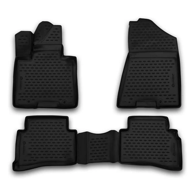 Tappetini in Gomma Antiscivolo Premium 3D Personalizzati Hyundai Tucson 2015