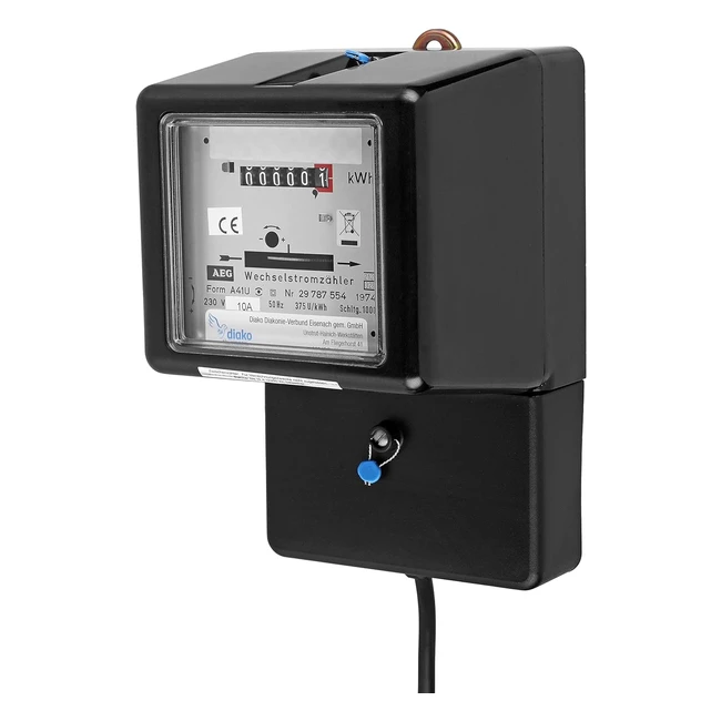 Compteur monophas REV RITTER 0515472555 avec fiche intermdiaire