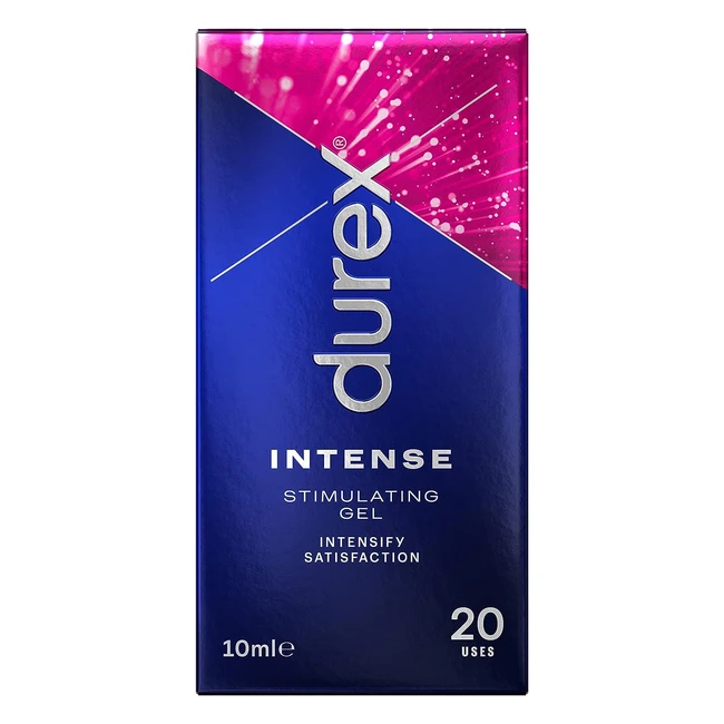 Durex Intense Gel 10ml - Up to 20 Orgasms - Clitorial Stimulating Gel