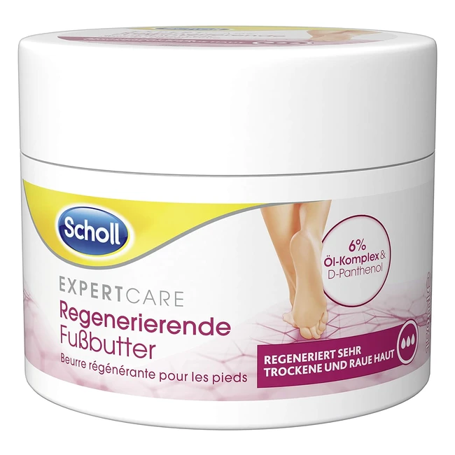 Scholl Intense Repair - Burro per Piedi 165g - Cura Rigenerante per Pelli Secche