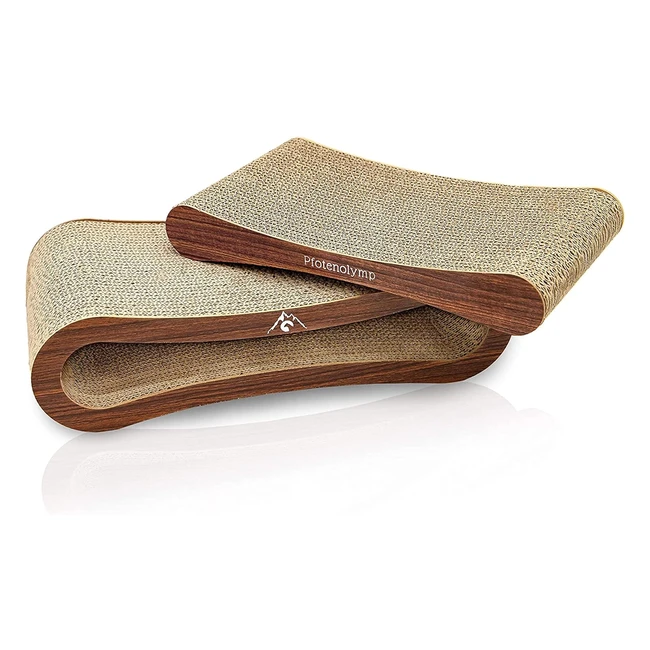 Griffoir Chats Premiummeuble - Pfotenolymp - Réf: 123456 - Planche à Gratter en Carton