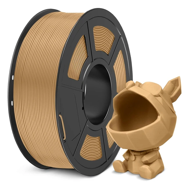 Filament PLA Sunlu Meta 1.75 mm - Haute ténacité, meilleure liquidité, impression 3D plus rapide, précision dimensionnelle 0.02 mm - 1kg Chocolat