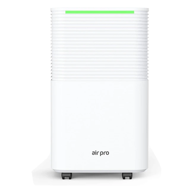 Air Pro 12Lday Digital Dehumidifier - WiFi App - Large 2L Tank - Sleep Mode - 24H Timer - Laundry Drying - Portable Electric Mould and Condensation Remover