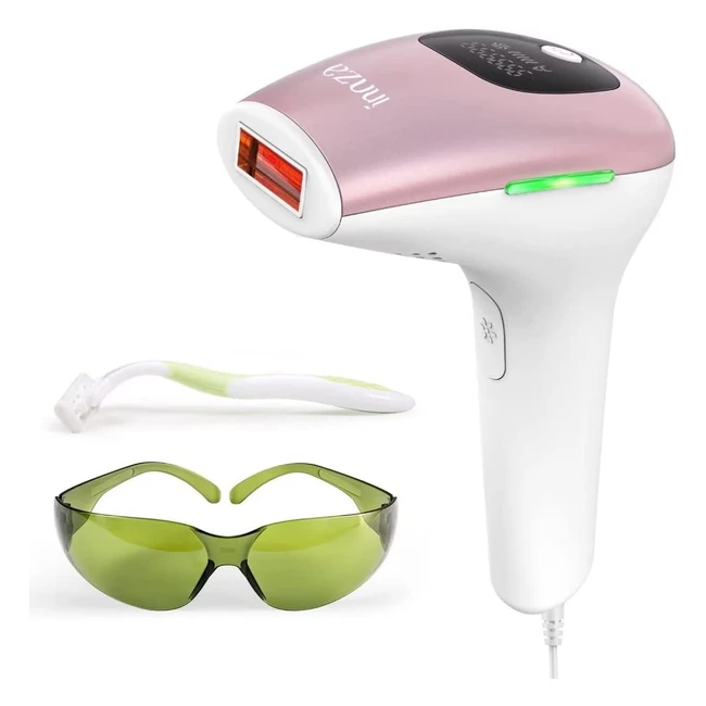 Épilateur Lumière Pulsée 999000 Flashs IPL - Épilation Définitive - 2 Modes - 5 Niveaux d'Énergie - Hommes/Femmes - Visage/Corps/Maillot/Aisselles