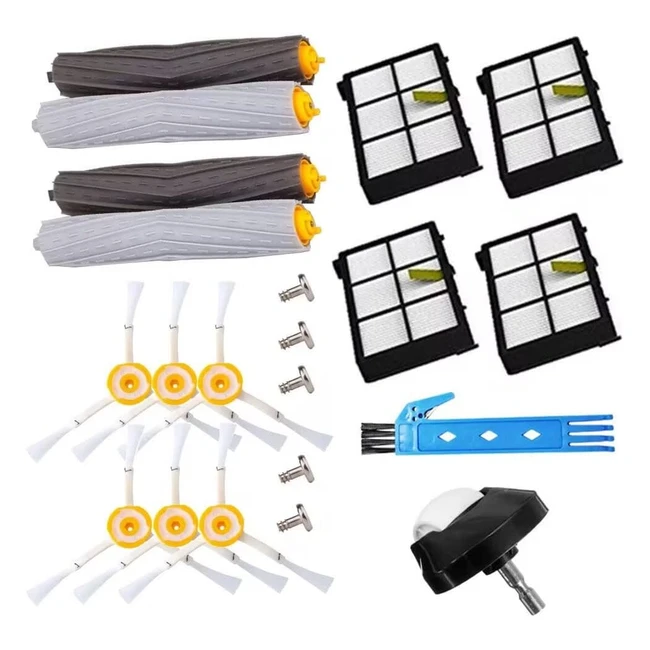 Kit d'accessoires iRobot Roomba série 800/900 - Pièces de rechange pour 805/850/860/861/865/866/870/871/875/876/880/885/886/890/891/895/896/960/965/966/980/981