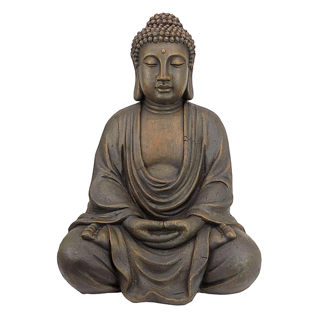 Statua Buddha Meditativo Giardino 66cm - Design Toscano
