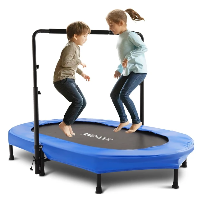 Ancheer Kinder Trampolin mit verstellbarem Griff fr zwei Kinder interaktives E