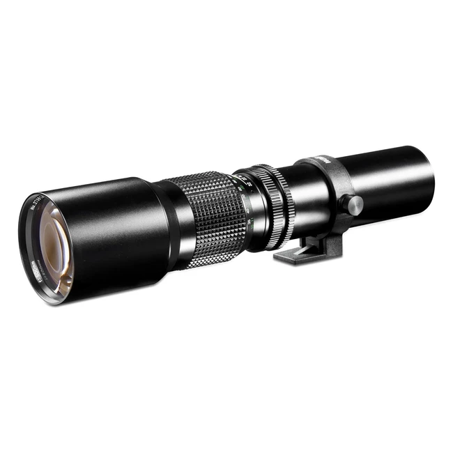 walimex 12730 500mm 180 DSLR-Objektiv fr Pentax K-Bajonett - Schwarz manuelle