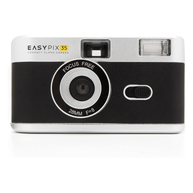 easypix easypix35 Analogkamera mit integriertem Blitz - Klein, kompakt und bereit für einzigartige Momente