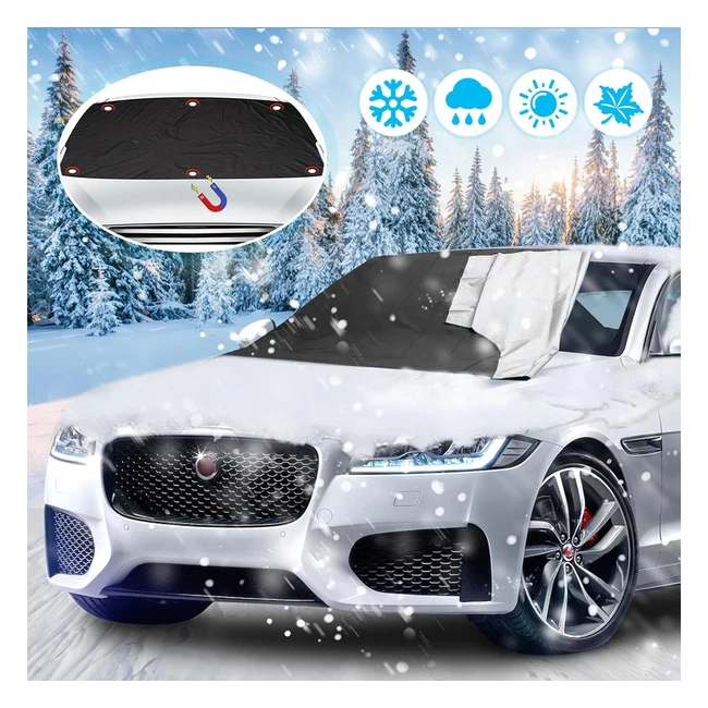 Protezione Parabrezza Auto Magnetico Antigelo - Lewonpo 210x120cm