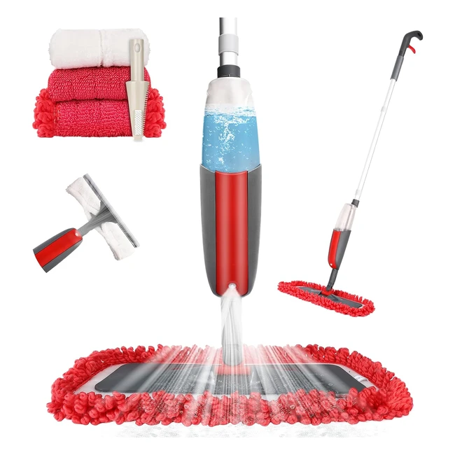 Limpiaparabrisas Aiglam con función de pulverización - Aluminio Red Upgrade