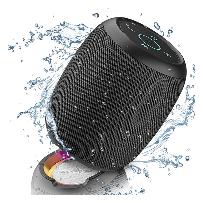 Enceinte Bluetooth Zealot Portable Haut-Parleur 50 HD Audio Double Pilote - Résistance à l'eau - Batterie longue durée - Puissant - USB/SD