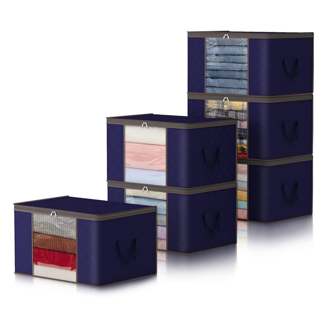 Lifewit 90L Kleideraufbewahrungstasche mit verstrktem Griff faltbare groe K