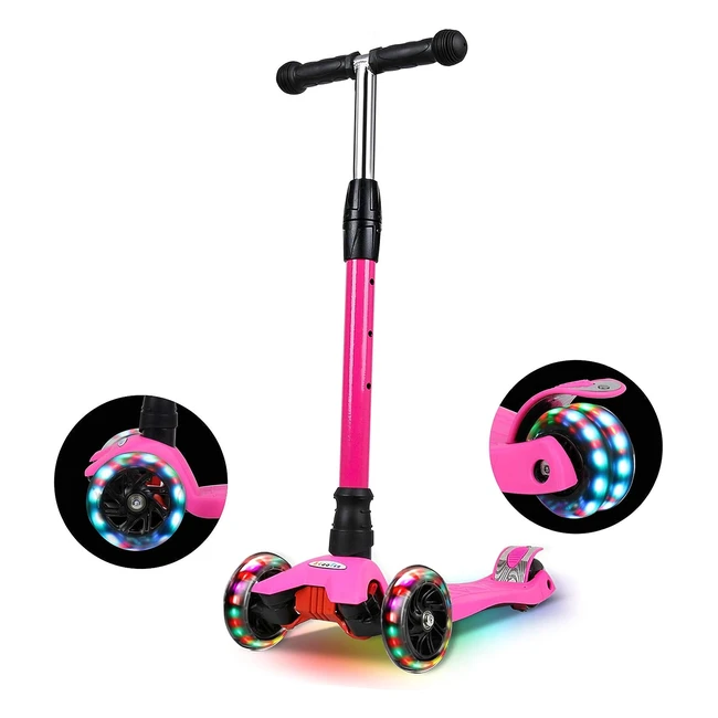 Monopattino per bambini a 3 ruote con ruote flash LED - Immek