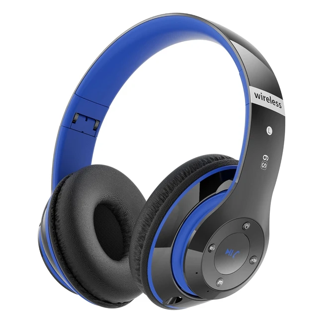 Casque Bluetooth sans fil Lankey Sound avec 6 modes d'égalisation - 40 heures d'autonomie