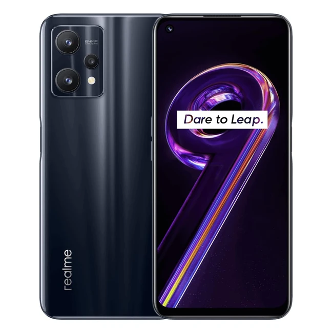 realme 9 Pro 5G Smartphone, Vertragfrei, 5000mAh Akku, Snapdragon 695, Android, 120Hz Display, Dual-SIM, 8/128GB, Schwarz