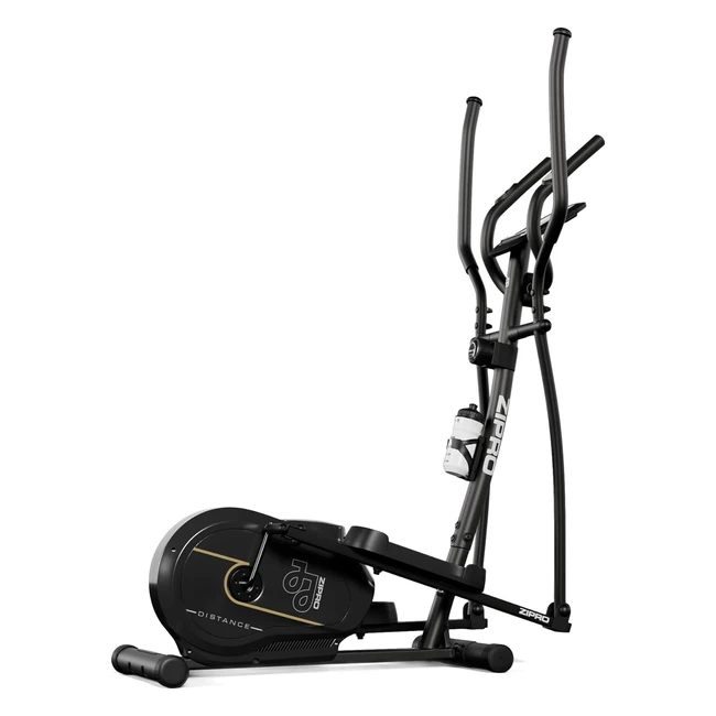Zipro Distance Magnetischer Crosstrainer für Zuhause bis 120kg - Fitnessgeräte für Zuhause - Ergometer Heimtrainer Arm und Beintrainer