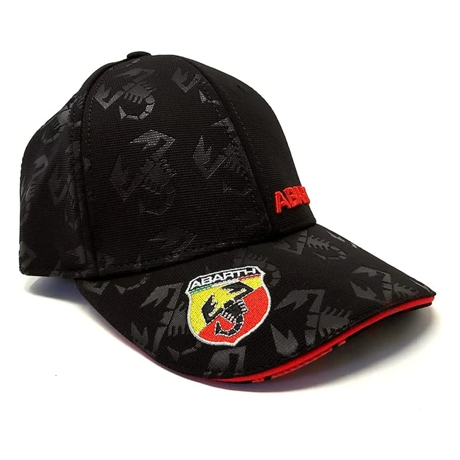 Gorra Abarth 4R Quattroerreit 21733 - Visera Curvada Negra