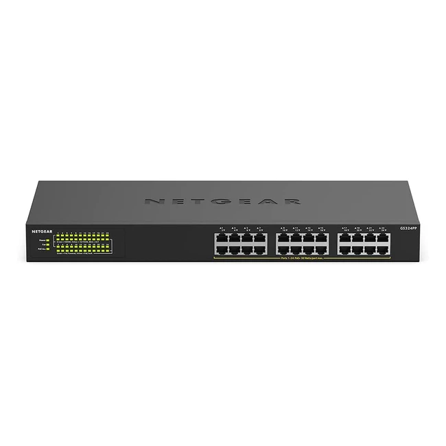 Netgear POE Switch 24 Port Gigabit Ethernet Unmanaged Network Switch GS324PP