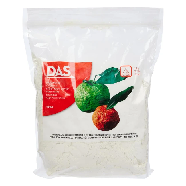 Cartapesta Das Busta 1kg - Facile da Lavorare e Decorare