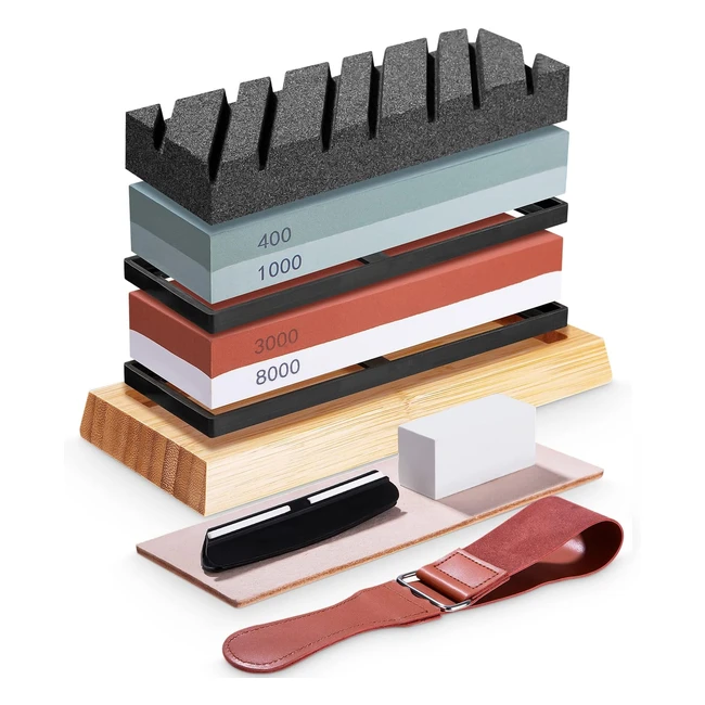 Affilacoltelli professionale pietra doppia faccia 4001000 30008000 grana