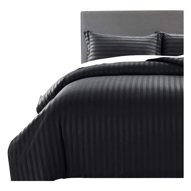 Luxury Moonlight20015 Super King Duvet Set - Hotel Quality Satin Bedding with Reversible Hypoallergenic Covers