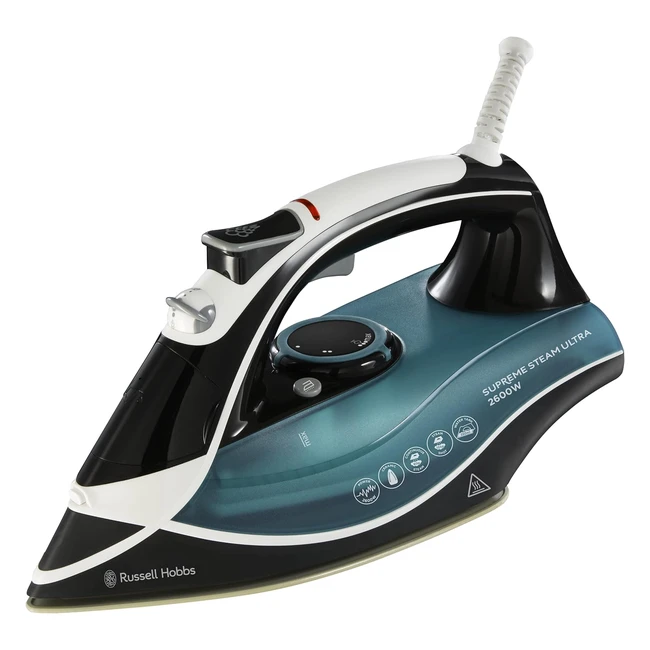 Russell Hobbs Supreme Steam Traditional Iron 23260 - 2600W Teal/Black